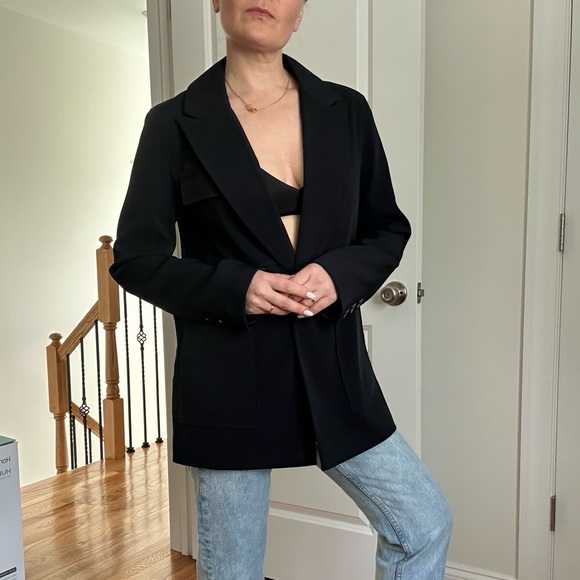 Primark Navy Blye Blazer Relaxed Modern Fit - Picture 4 of 10